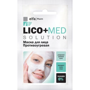 Маска для лица Elfa Pharm Lico+Med противоугревая 20 мл №1- цены в Днепре