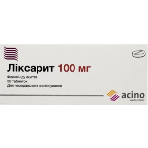 Ліксарит таблетки 100 мг №30- ціни у Нікополі