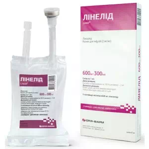 Лінелід 600 мг розчин для ін'єкцій у полімерному контейнері 300 мл- ціни у Дружківці