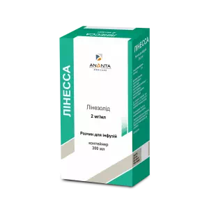 Лінесса розчин д/інф. 2 мг/мл по 300 мл у конт.- ціни у Вінниці