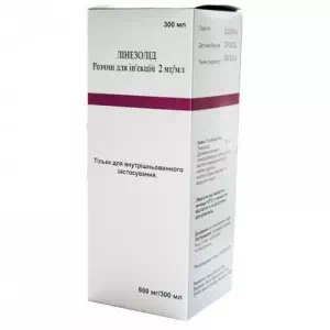 ЛІНЕЗОЛІД КРКА розчин д/інф. 2 мг/мл по 300 мл у сист. д/введ. в/в в пак.- ціни у Мелітополі