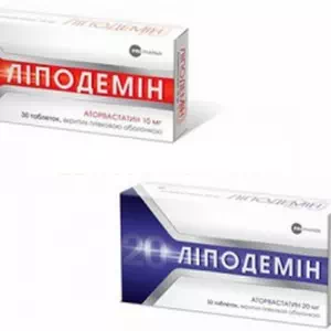 ЛІПОДЕМІН таблетки В/О 10МГ №30- ціни у Покрові