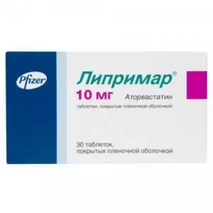Липримар таблетки 10мг №30- цены в Тернополе
