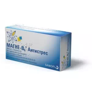 МАГНЕ-В6 Антистрес таблетки вкриті оболонкою №60- ціни у Переяслав - Хмельницькому