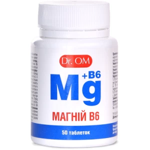 Магній В6 Dr.OM таблетки №50- ціни у Одесі