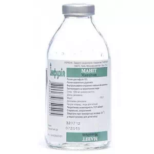 Манніт розчин для інфузій 15% пляшка 400мл- ціни у Олександрії