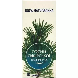 Масло сосны сибирской эфирное 10мл Вертекс- цены в Чернигове