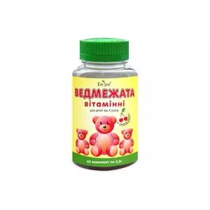 Медвежата витаминные пастилки 2,5г №60 вкус вишни банка- цены в Днепре