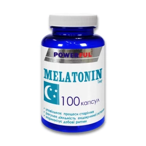Мелатонин POWERFUL капсулы 1г №100- цены в Шостке