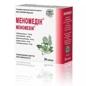 Меномедін капсули 400мг №30- ціни у Одесі