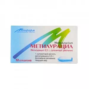 Метилурацил таблетки 0.5г №10 Дарница- цены в Покровске