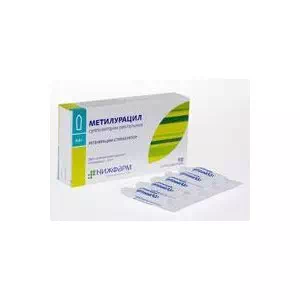 Метилурацила суппозитории (свечи) №10 Нижфарм- цены в Кривой Рог