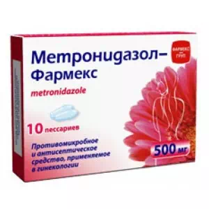 Метронидазол-Фармекс пессарии 500мг №10- цены в Киеве