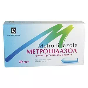 Метронидазол суппозитории (свечи) 0.1г №10- цены в Киеве