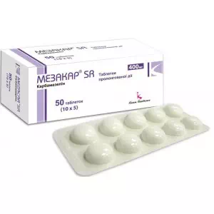 МЕЗАКАР SR таблетки 400МГ №50(10X5)- ціни у Маріуполі
