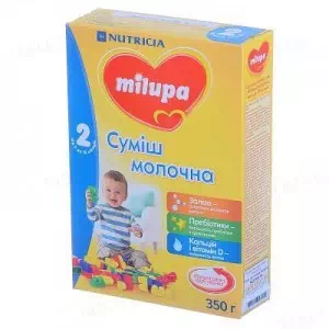 Milupa 2 Смесь молочная сухая 6-12мес.350г- цены в Тернополе