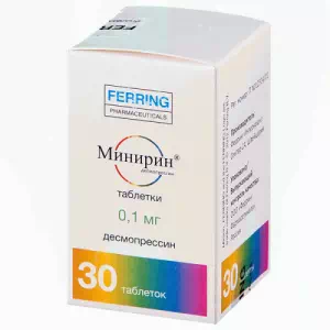 Мінірин таблетки 0.1мг №30- ціни у Соснівці