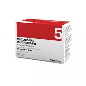 Міолокард розчин д/ін. 100 мг/мл по 5 мл №10- ціни у Кременчуці