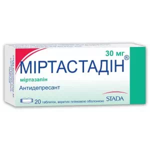 Миртастадин таблетки 30мг №20- цены в Першотравенске