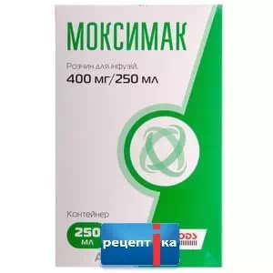 Моксимак р-н д/інф. 400мг/250мл контейнер п/п 250мл N1- ціни у Першотравенську