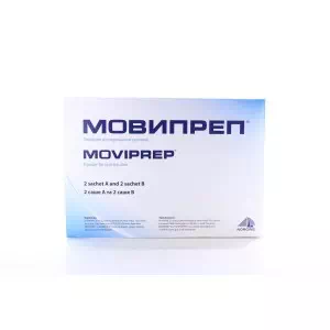 Инструкция к препарату Мовипреп порошок для приготовления перорального раствора 2 саше А и 2 саше В