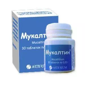 Мукалтин таблетки 0.05 №30 флакон- ціни у Добропіллі