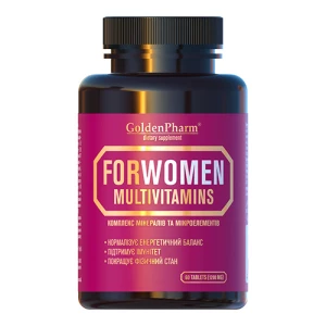 Инструкция к препарату Мультивитамины для женщин таблетки №60 Голден Фарм