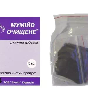 Мумие очищенное 5г Биовит- цены в Миргороде