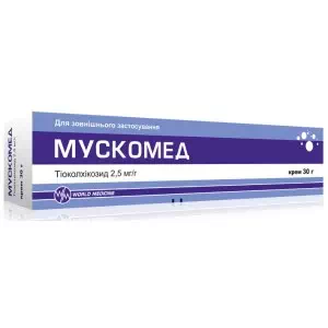 МУСКОМЕД крем 2.5 мг/г по 30 г у тубах- ціни у Кремінній