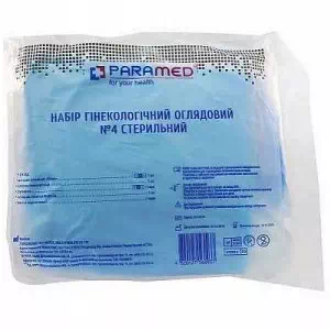 Набор гинекологический смотровой №4 стерильный ТМ Paramed- цены в Днепре