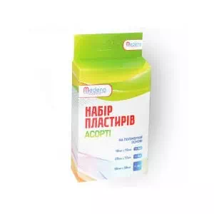 Набір л пласт.MEDENA Асорті 19х72мм 25х72мм 38х38мм полім.осн.№12- ціни у Умані