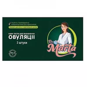 Набор тестов для опр.овуляц. ультрачувст.Dr.Marta (3 тест-полос.)- цены в Одессе