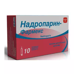 Надропарин-Фармекс раствор для инъекций 9500МО анти-Ха мл 0,6мл №10 в шприце- цены в Тараще