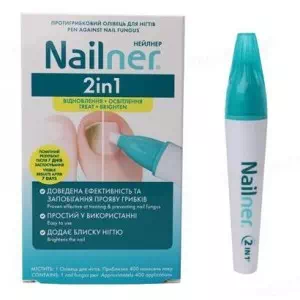 Nailner 2in1 карандаш д ногтей п грибковый 4мл- цены в Бахмуте