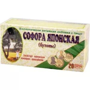 Напиток чайный Софора японская c мелиссой 1,5г пакеты №20- цены в Новомосковске