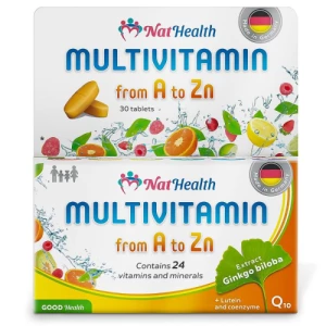 НатХелс Мультивітаміни від A до Zn таблетки №30- ціни у Запоріжжі