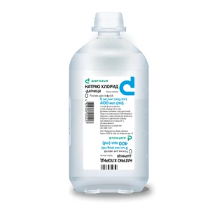 Натрію хлорид-Дарниця розчин для інфузій 0.9% флакон 400 мл- ціни у Енергодарі