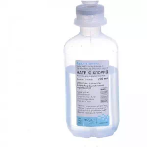 Натрия хлорид р-р д инф. 0,9% 200мл (ПП) конт. *- цены в Марганце