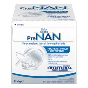 Інструкція до препарату НЕСТЛЕ Nestle PreNAN збагачувач грудного молока саше 1г №72