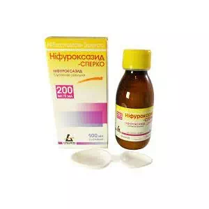 Нифуроксазид суспензія 220 мг/5 мл по 90 мл у флак- ціни у Нікополі