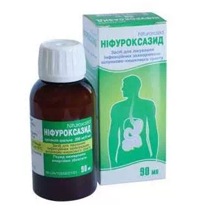 Ніфуроксазид суспензія 200мг, флакон 90мл- ціни у Миколаїві
