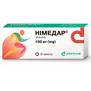 Нимедар таблетки 100 мг №30- цены в Миргороде