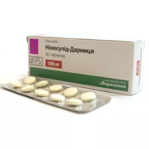Нимесулид таблетки 100мг №30 Дарница- цены в Марганце