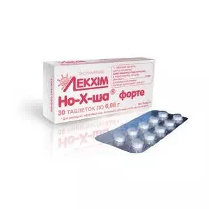 НО-Х-ША ФОРТЕ таблетки 0,08 г №30 (10х3)- ціни у Тернополі