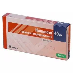 Нольпаза таблетки 40мг №28- цены в Дружковке