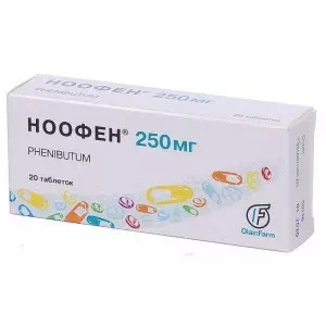 НООФЕН таблетки 250МГ №20- ціни у Миргороді