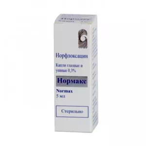 Отзывы о препарате Нормакс капли глазные и ушные 0,3% флакон 5мл