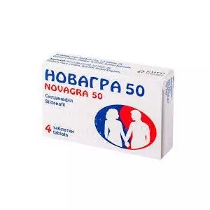 Новагра 50 табл.п пл.об. 50мг №8 (4х2) блист.- цены в Павлограде