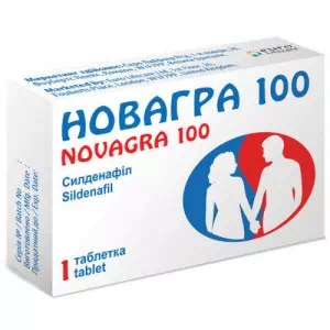 Новагра табл. п о 100мг №1- ціни у Червонограді