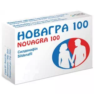 Новагра табл. п пл.об. 100мг N2х1 блистер- цены в Миргороде